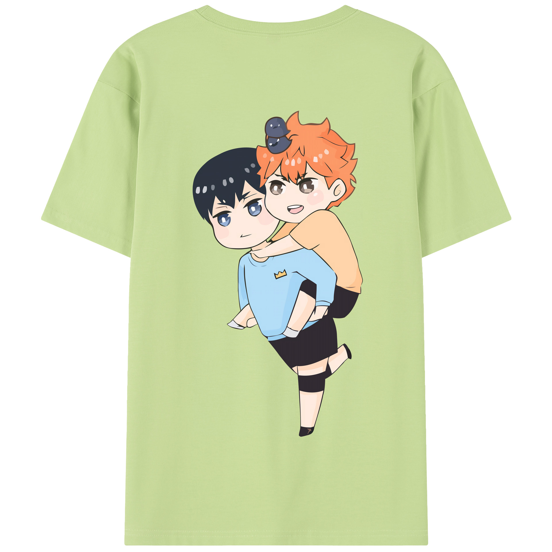 （画像用） ハイキュー!! Haikyu!! 綿100％半袖Tシャツ（背面プリント）